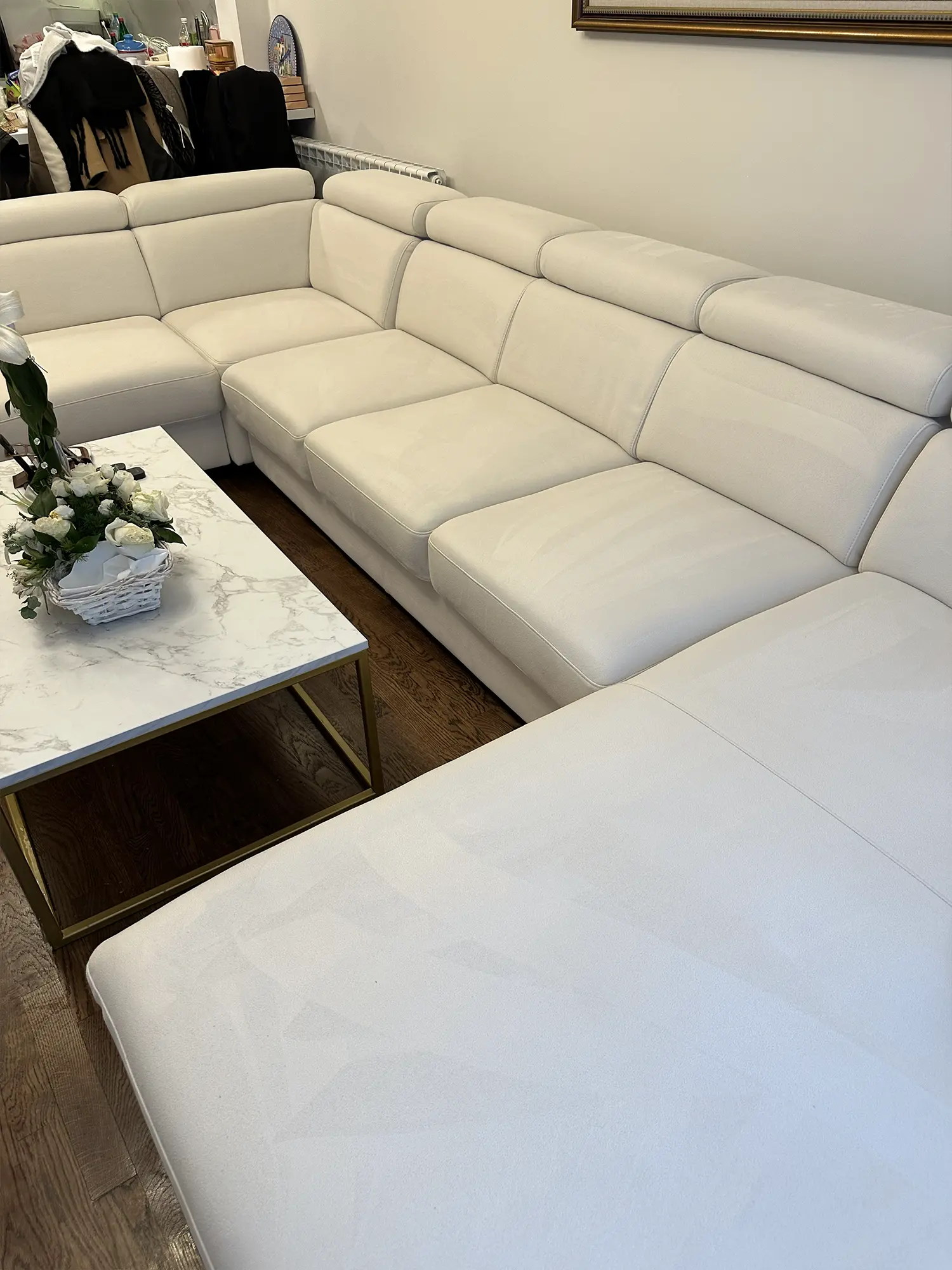 Primer dubinskog čišćenja garniture